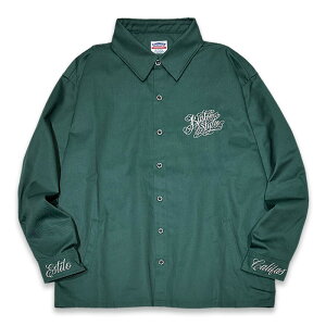 KUSTOMSTYLE �J�X�^���X�^�C�� KSLS2518GR CYPRESS LONG SLEEVE SHIRTS JACKET �V���c�W���P�b�g COLOR*GREEN