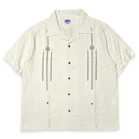 KUSTOMSTYLE カスタムスタイル KSSS2405NT "JURIUS CAESAR" GUAYABERA SHORT SLEEVE SHIRTS グァジャベーラシャツ キューバシャツ 半袖 -NATURAL-