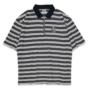 �艿12960�~ 20%OFF SALE!! /KUSTOMSTYLE �J�X�^���X�^�C�� KSSS2432CH -KARMA- BORDER HALF ZIP SHIRTS �n�[�t�W�b�v�V���c COLOR: CHARCOAL