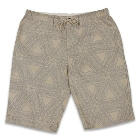 定価13200円 40%OFF / KUSTOMSTYLE カスタムスタイル KSSP2108KH "LONGROOF BANDANA" EASY SHORTS イージーショーツ KHAKI