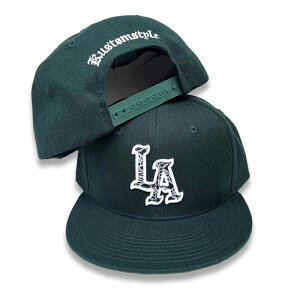 KUSTOMSTYLE �J�X�^���X�^�C�� KSCP2212HGR "LA-BANDANA" SNAP BACK CAP HUNTER GREEN