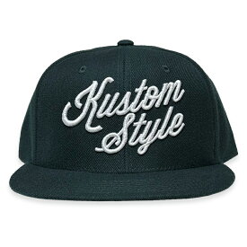 KUSTOMSTYLE カスタムスタイル KSCP2404HGR "NEW ICON" SNAP BACK CAP スナップバックキャップ COLOR*HUNTER GREEN