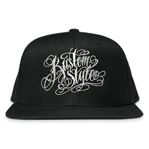 KUSTOMSTYLE �J�X�^���X�^�C�� KSCP1101BK -NORM LOGO- SNAP BACK CAP COLOR: BLACK