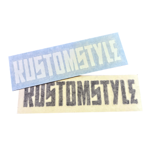 KUSTOMSTYLE �J�X�^���X�^�C�� KSD2435 MIKE GIANT LOGO STICKER ������12CM �J�b�e�B���O �X�e�b�J�[