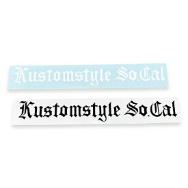 KUSTOMSTYLE カスタムスタイル KSD0905LINEL "OLD ENGLISH LINE" STICKER 横幅約30CM カッティング ステッカー
