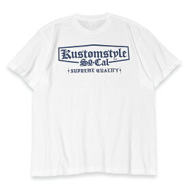 KUSTOMSTYLE カスタムスタイル KST2418WH "SUPREME QUALITY 24" WHITE Tシャツ