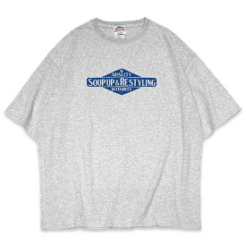 KUSTOMSTYLE カスタムスタイル KST1916GY -SOUP UP & RESTYLING- ワイドシルエット ビッグサイズTシャツ COLOR* GREY