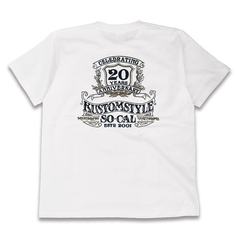 KUSTOMSTYLE カスタムスタイル KST2103WH EST2001 by SUGI-SACK WHITE Tシャツ