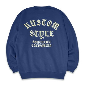 KUSTOMSTYLE カスタムスタイル KSSW2411IND -SHADES LOGO- CREW NECK SWEAT スウェットシャツ COLOR*IND