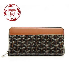 【楠本質店/元住吉】GOYARD/ゴヤール　ラウンドファスナー長財布　コーティングキャンバス　ブラック【中古】