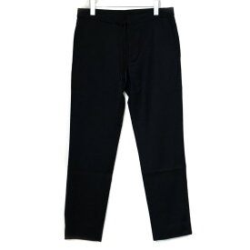【楠本質店/元住吉】未使用品　メゾンマルジェラ　S50KA0388　パンツ　Drawstring Pants Flannel　ブラック　サイズ：46【中古】