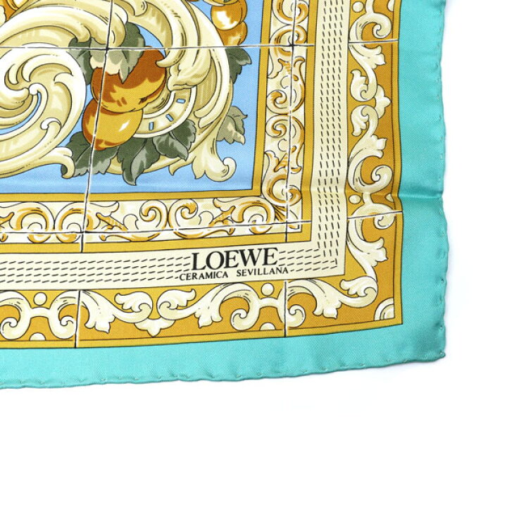 楽天市場】【楠本質店/元住吉】未使用 LOEWE/ロエベ スカーフ シルク 