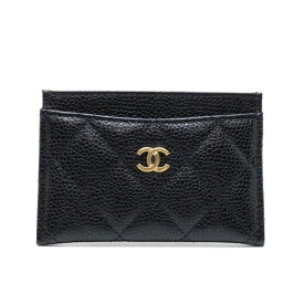 【楠本質店/元住吉】新品　CHANEL/シャネル　カードケース　キャビアスキン　箱付【中古】