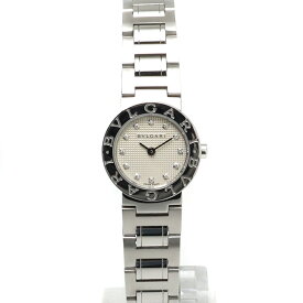 【楠本質店/元住吉】ブルガリ/BVLGARI　ブルガリ・ブルガリ　BB23SS　SS/SS　12Pダイヤ　レディース　クオーツ　腕時計【中古】