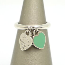 【楠本質店/元住吉】ティファニー/Tiffany&Co.　シルバー925　リターントゥ ダブルハート リング　11号【中古】