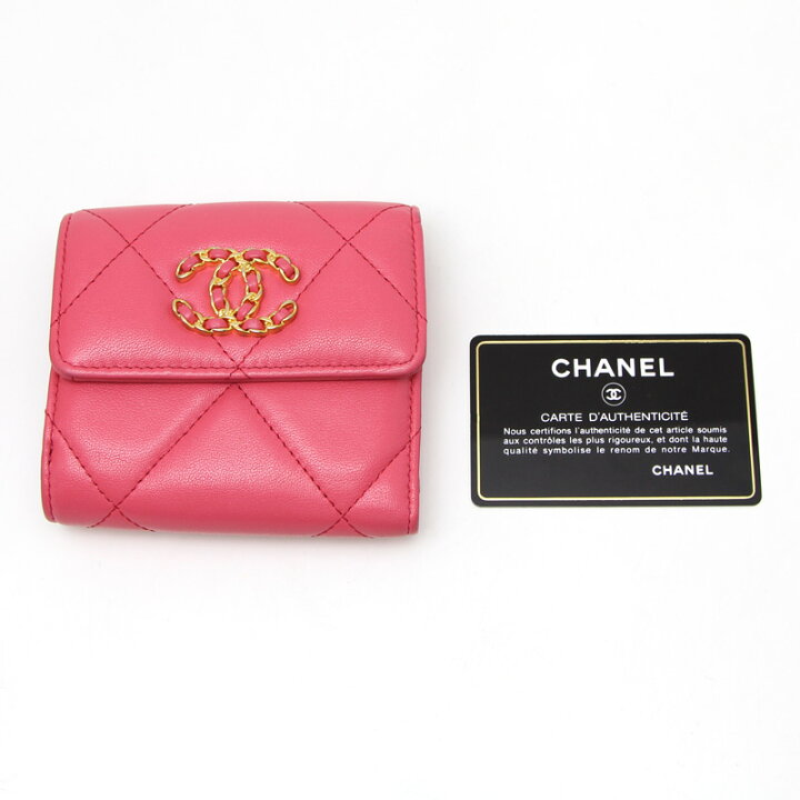 楽天市場】【楠本質店/元住吉】CHANEL/シャネル 三つ折り財布  