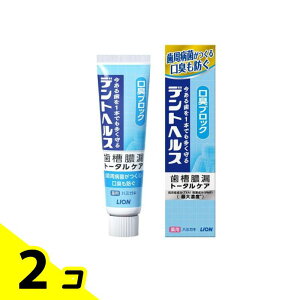 デントヘルス 薬用ハミガキ 口臭ブロック 28g 2個セット