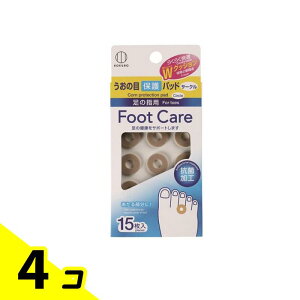 フットケア うおの目保護パッドサークル 15枚 4個セット