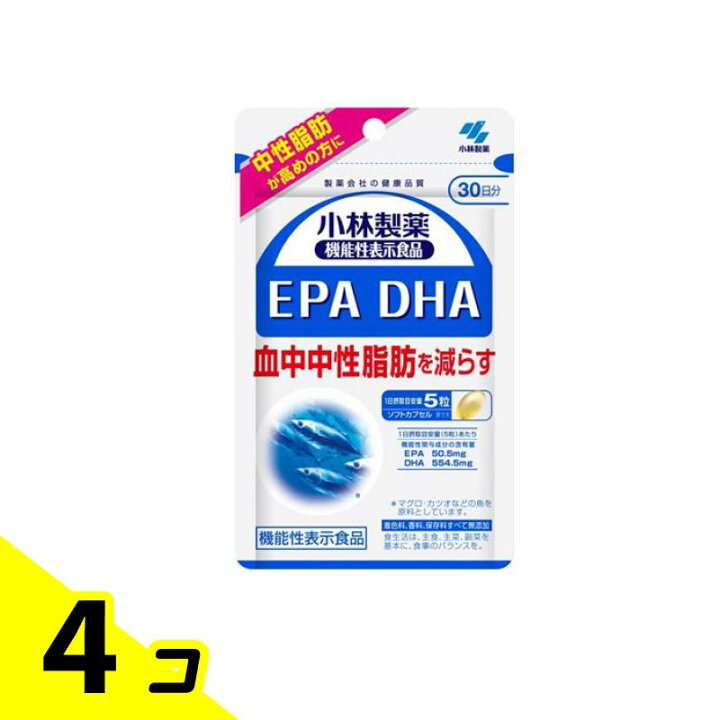 楽天市場】小林製薬 EPA DHA 150粒 (30日分) 4個セット : WAAMO！！store