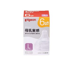 ピジョン 母乳実感 乳首 6ヵ月頃から Lサイズ(Y字形) 2個入