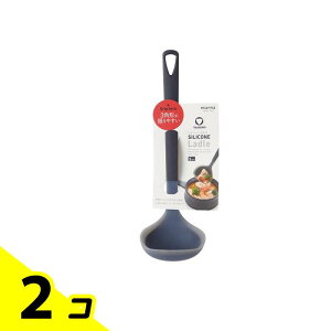 マーナ トライアングリップ シリコーンお玉 Sサイズ K778 BK ブラック 1本入 2個セット