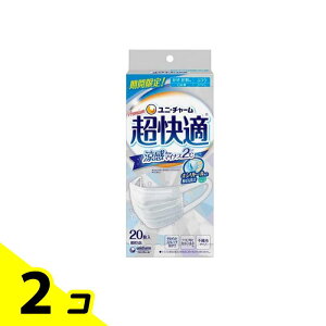 プレミアム超快適マスク 涼感マイナス2℃ ふつうサイズ 20枚入 2個セット