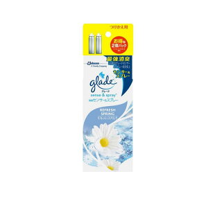 glade グレード 消臭センサー&スプレー つけかえ用 リフレッシュスプリング 18mL× 2本入
