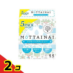 MOTTAINAI �\�t�g�p�b�N�e�B�V���[ 300��(150�g)× 5�p�b�N�� 2�Z�b�g