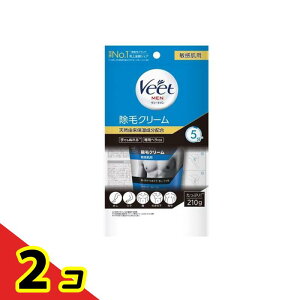 Veet MEN ���B�[�g���� ���уN���[���q�����p 210g 2�Z�b�g