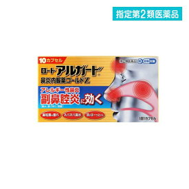 指定第2類医薬品 ロートアルガード 鼻炎内服薬ゴールドZ 10カプセル入【使用期限2027年3月】