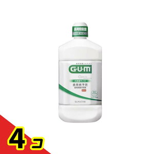 GUM ガム・デンタルリンス レギュラータイプ 大容量サイズ 1300mL 4個セット