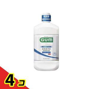 GUM ガム・デンタルリンス ノンアルコールタイプ 大容量サイズ 1300mL 4個セット