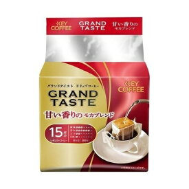 キーコーヒー ドリップバッグ グランドテイスト 甘い香りのモカブレンド (6g×15P)×6個