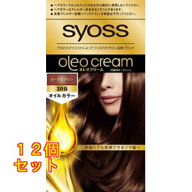 サイオス オレオクリームヘアカラー 3RB ローズブラウン 1セット×12個