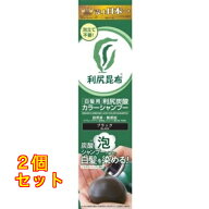 利尻 炭酸カラーシャンプー ブラック 180g×2個