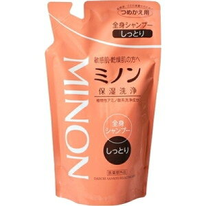 ミノン全身シャンプー しっとりタイプ 詰替 380ml