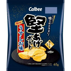 カルビー 堅あげポテト うすしお味 65g×12個