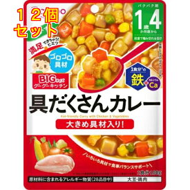 和光堂 ビッグサイズのグーグーキッチン 具だくさんカレー 1歳4か月頃から 100g×12個