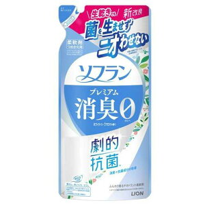 ソフラン プレミアム消臭 柔軟剤 ホワイトハーブアロマ 詰替用 380mL×4個