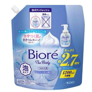 花王 ビオレ ザボディ 泡タイプ ピュアリーサボンの香り つめかえ 大容量 1200mL