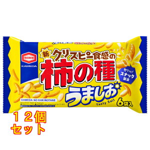 亀田の柿の種 うましお 6袋入×12個