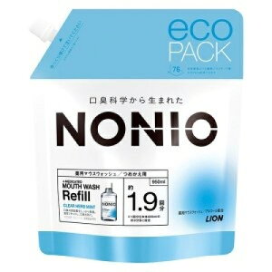 NONIO �m�j�I �}�E�X�E�H�b�V�� �N���A�n�[�u�~���g �l�ߑւ��p ��e�� 950mL