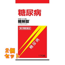 【第2類医薬品】　糖解錠　170錠　4987210301119　×2個
