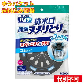 ゆうパケット）キッチンハイター除菌ヌメリとり 本体ゴム