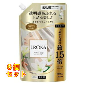 �ԉ� IROKA �l�C�L�b�h�����[�̍��� �X�p�E�g 650mL×6��