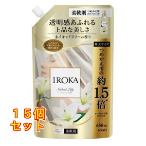 �ԉ� IROKA �l�C�L�b�h�����[�̍��� �X�p�E�g 650mL×15��
