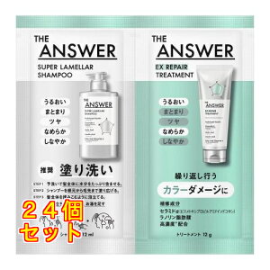 THE ANSWER�i�W�A���T�[�j �X�[�p�[�������V�����v�[&EX���y�A�g���[�g�����g FOR COLOR DAMAGE ������ 24mL×24��