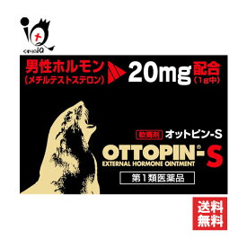 【第1類医薬品】オットピン-S 5g【ヴィタリス製薬】男性ホルモン(メチルテストステロン)配合軟膏剤 4980219000076
