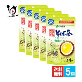 韃靼100％そば茶 ティーバッグ 14袋入(1袋)×5個セット【伊藤園】伝承の健康茶 そば茶 ソバ 蕎麦 茶 ティーバッグ 韃靼そばの実 だったん そばの実 ルチン ノンカフェイン ポリフェノール 健康茶