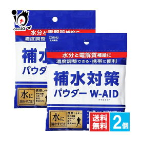 補水対策パウダー ダブルエイド 10包入×2個セット【五洲薬品】粉末清涼飲料 電気質補給 無果汁 スティックタイプ